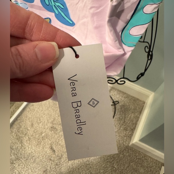 NEW Vera Bradley Rain Forest Canopy Floral Pajama Tank Top Extra Small XS Purple - Picture 7 of 11